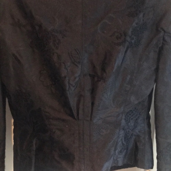 Gucci silk embroidered cropped jacket - Picture 8 of 9